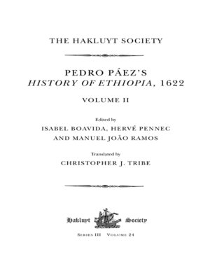 cover image of Pedro Páez's History of Ethiopia, 1622 / Volume II